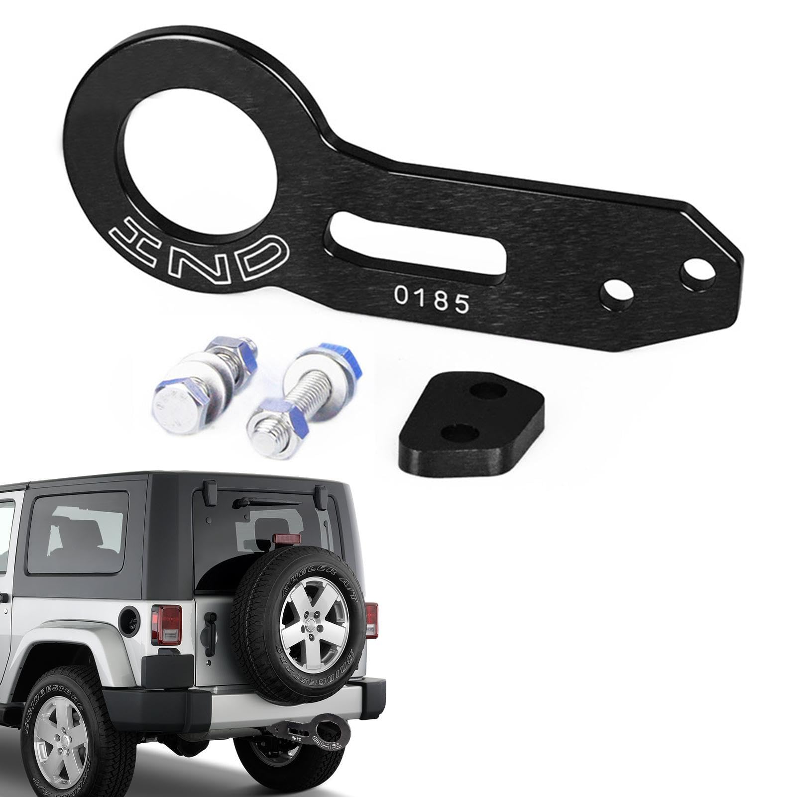 Amazon.co.jp: リアバンパー牽引牽引フック | 自動車トレーラーリング